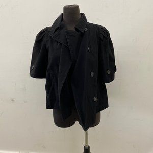 Black Short Sleeve Jacket